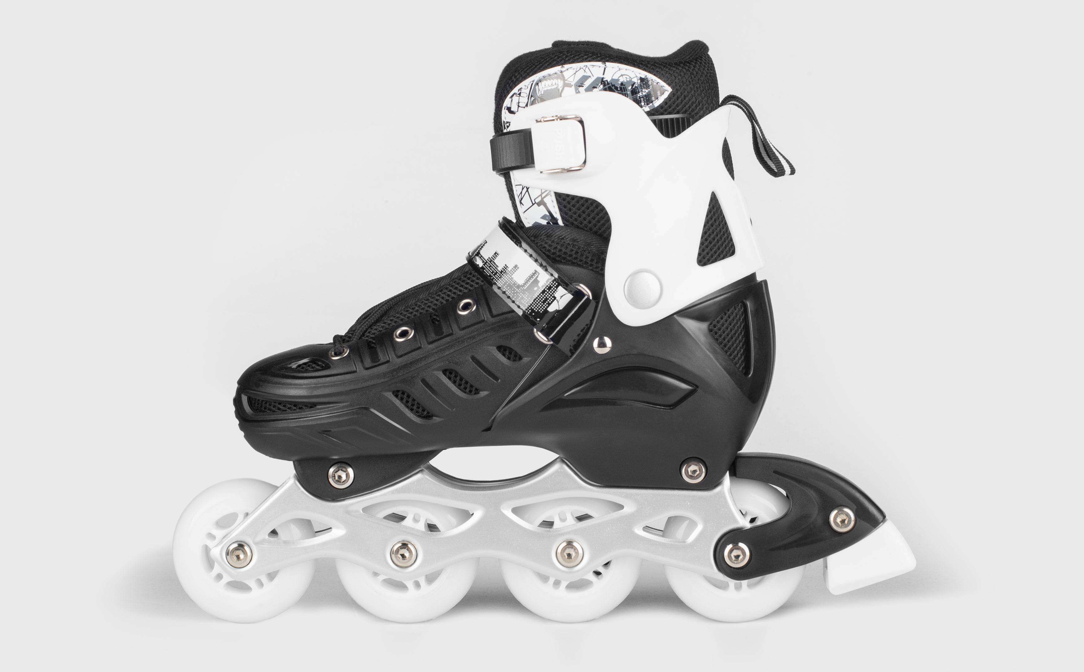 Ролики FUNNY ANIMALS WILD Black-White