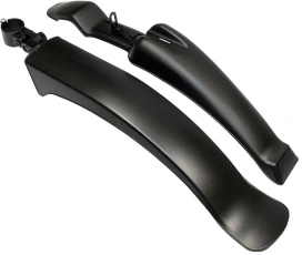 Крылья FLINGER 24"-26" на 2-х подвес регулируемый наклон заднего крыла черный